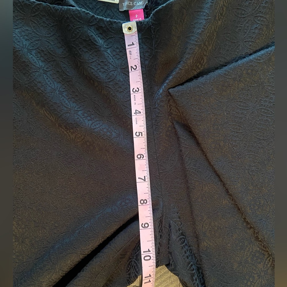 2/$15 Sale* Vince Camuto Black Textured Pants. Size 2 - Picture 6 of 14